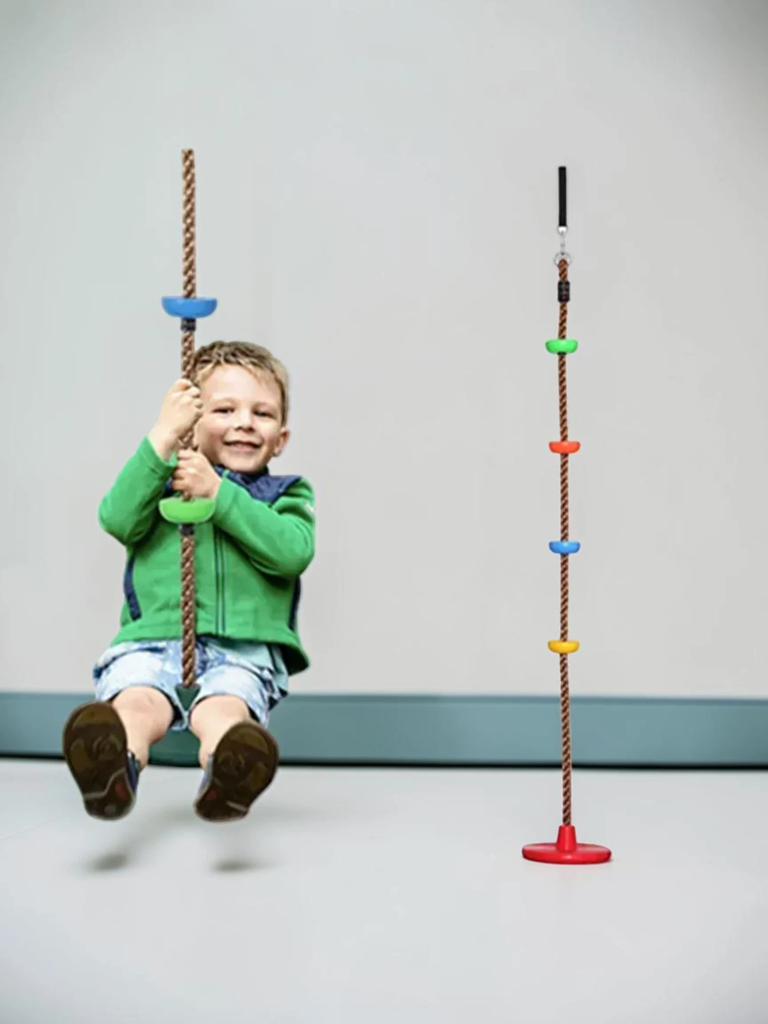 Minimalsave Kids Tree Swing Chair Heavy-Duty Disc Swing Seat Adjustable Rope for Garden & Backyard