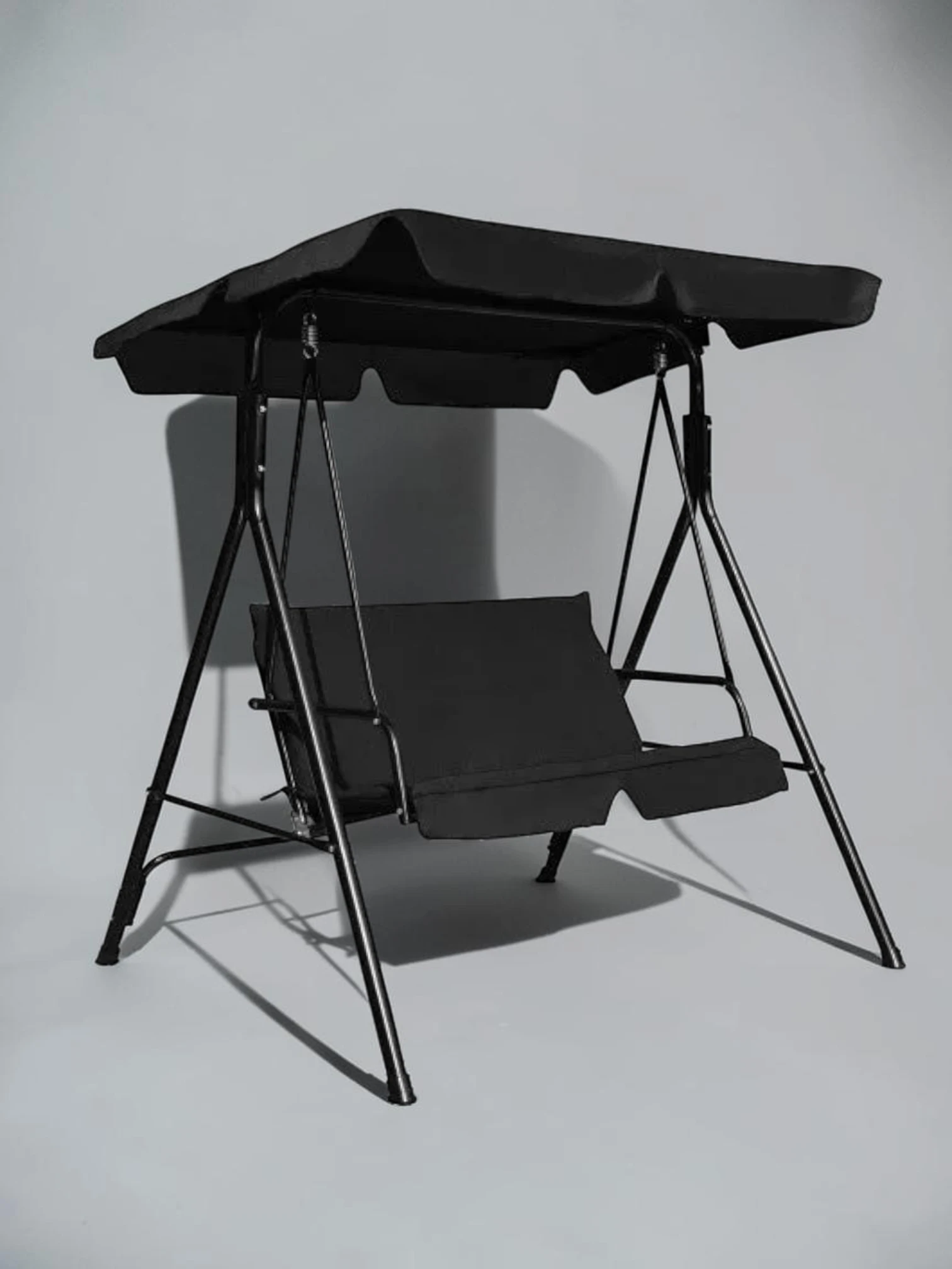 Minimalsave Outdoor Patio Swing Steel Frame Loveseat 55 x 43.5 x 60.5 Inches