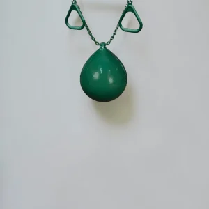 Minimalsave SwingCrafted Buoy Ball with Trapeze Bar Swing Set Accessory Rubberized Grip 15-inch