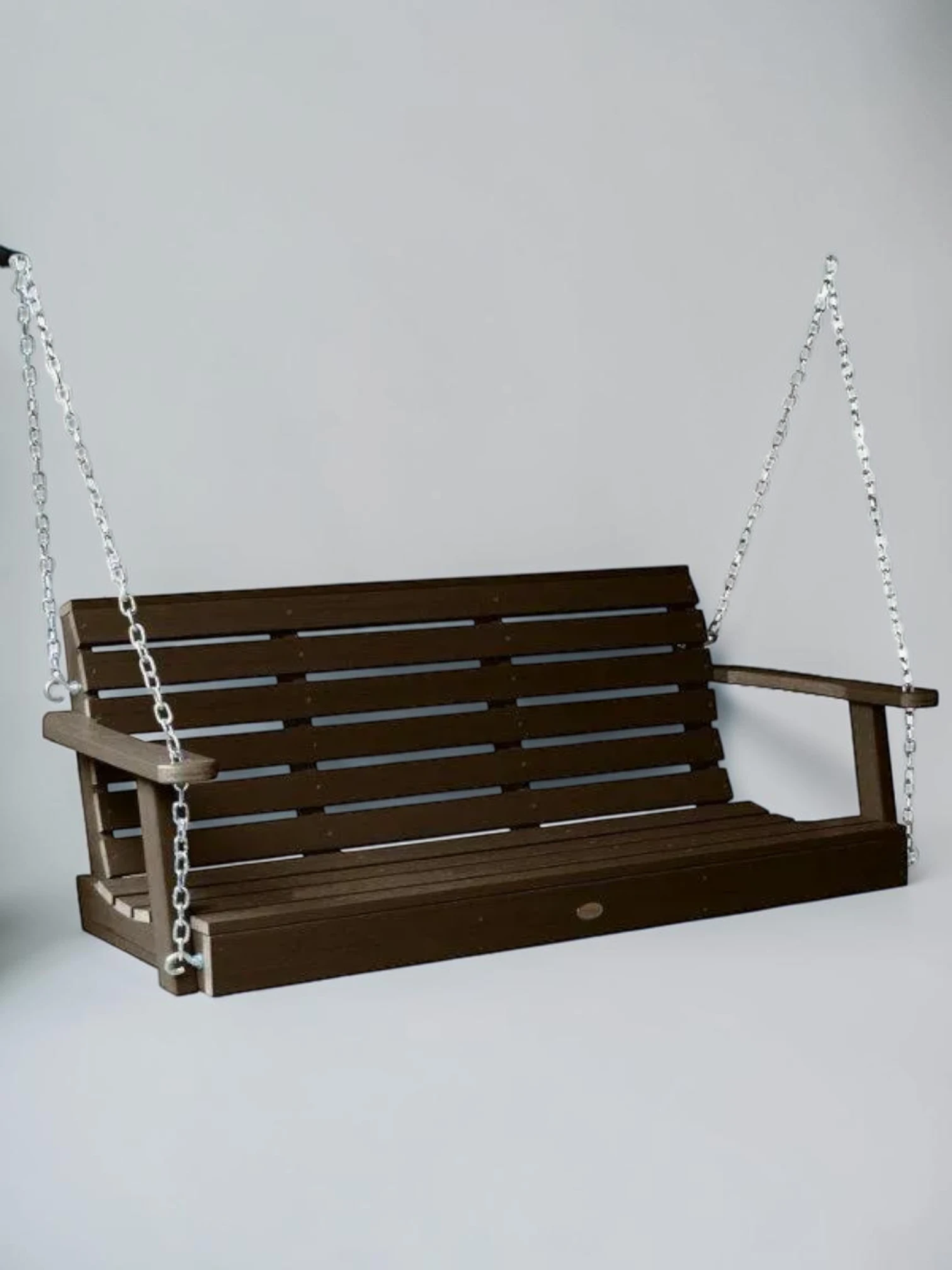 Minimalsave Porch Swing Recycled Plastic Outdoor Hanging Seat 4ft or 5ft Width
